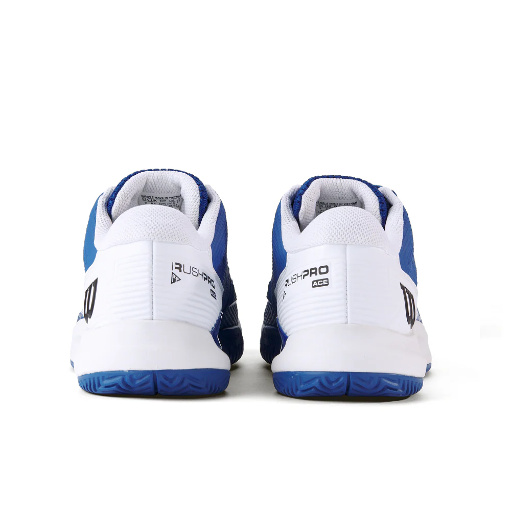 Wilson Rush Pro Ace Tennis Shoe - Deja Vu Blue/White/Black - Image 4
