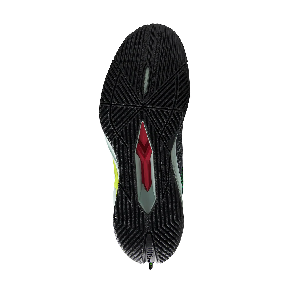Wilson Rush Pro Extra Duty Tennis Shoe - Black/Yellow - Image 5