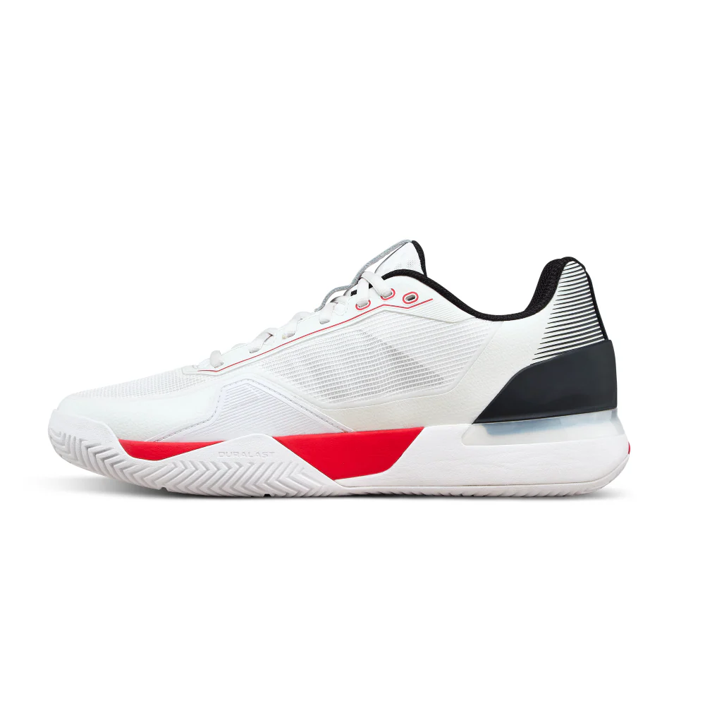 Wilson Rush Tour 5 Men's Tennis Shoe - White/Black/Infrared - 2026 - Image 2