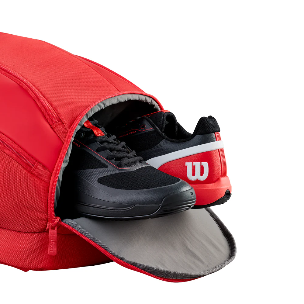 Wilson Super Tour Padel Backpack - Red - 2026 - Image 5