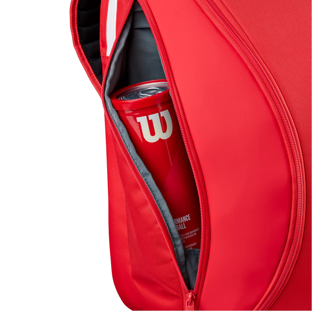 Wilson Super Tour Padel Backpack - Red - 2026 - Image 6