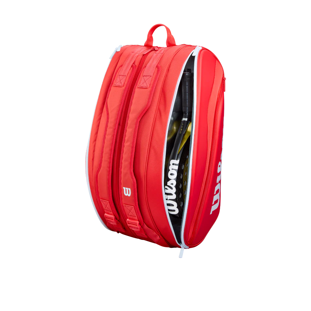 Wilson Super Tour Padel Bag - Red - 2026 - Image 4