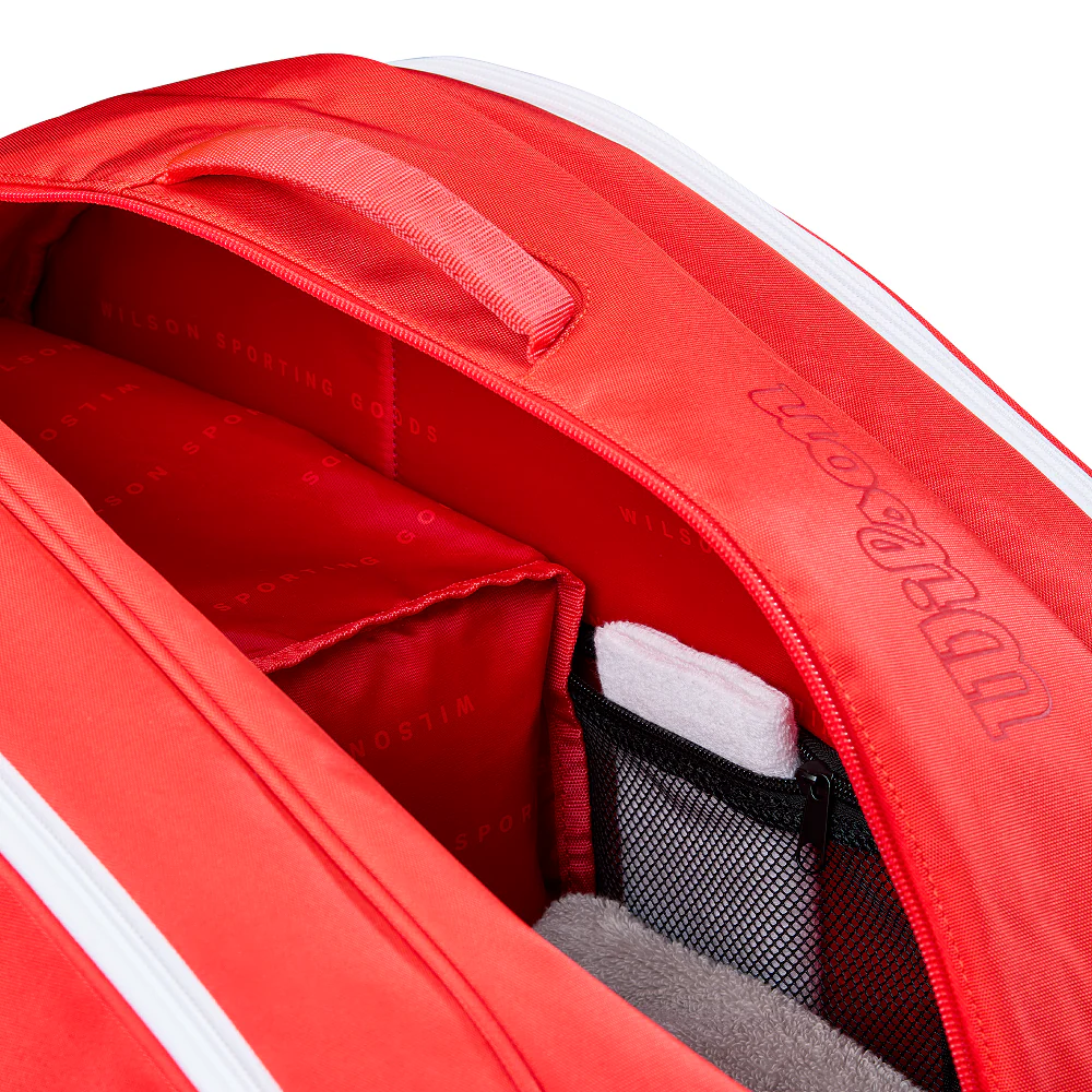 Wilson Tour Red Padel Bag - Red - 2025 - Image 3